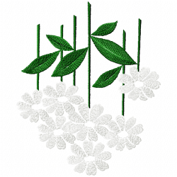 Flowers And Tree Embroidery Design 7 Flowers And Tree Embroidery Design 7